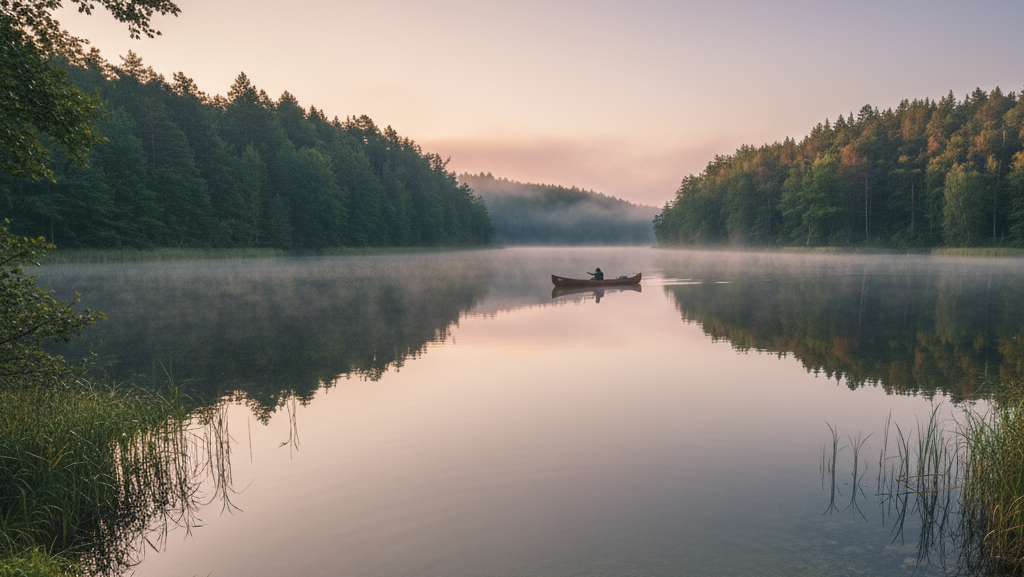 Obraz pokazujący Jezioro Drawsko