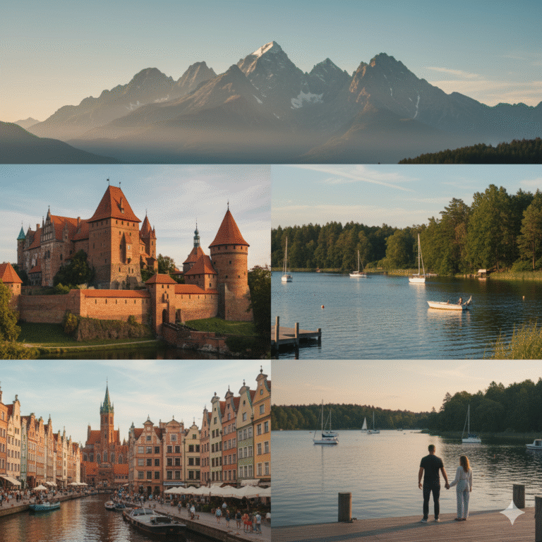 Obraz pokazujący weekend w Polsce